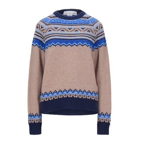 Golden Goose Fair Isle Merino Wool Sweater Size Small Multicolor - Picture 1 of 7